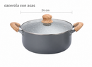 Bateria Cocina Ceramica Antiadherente Granito